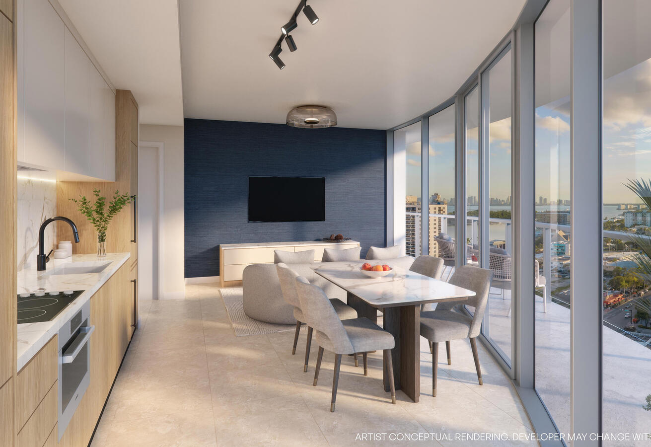 Dining and kitchen Dining and kitchen
